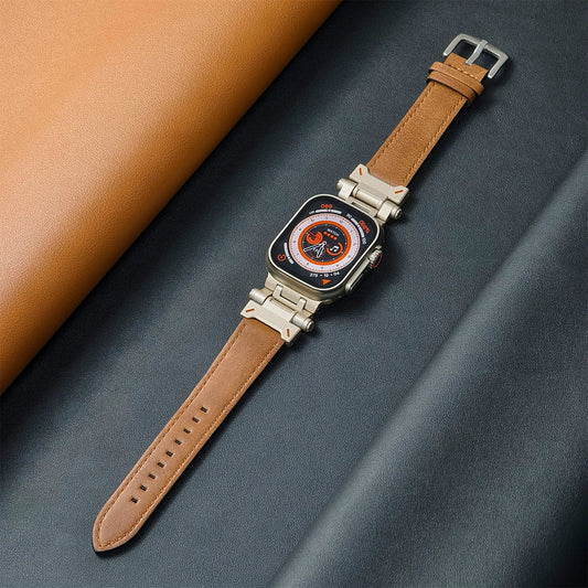 Genuine Leather Apple Watch Band Series 11/10/9/8/7/6/5/4/ SE / Ultra 1/2/3