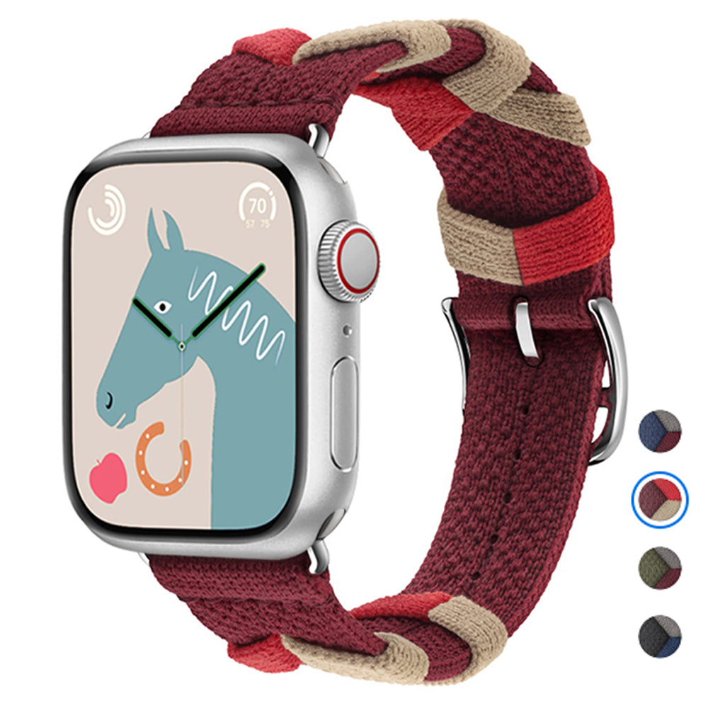 Nylon Sport Armband for Apple Watch Series 1–11 & Ultra