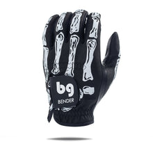 Load image into Gallery viewer, Black Bones Skeleton Mesh Golf Glove

