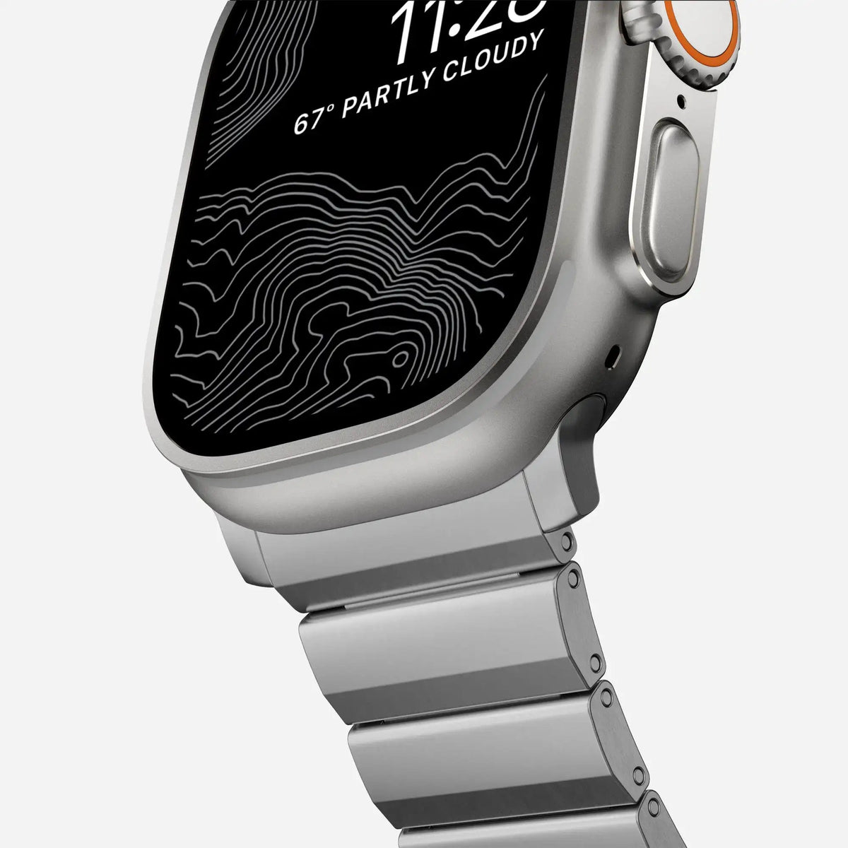 Luxury Steel Strap for Apple Watch Band Series 10/9/8/7/6/5 SE / Ultra 8 1/2