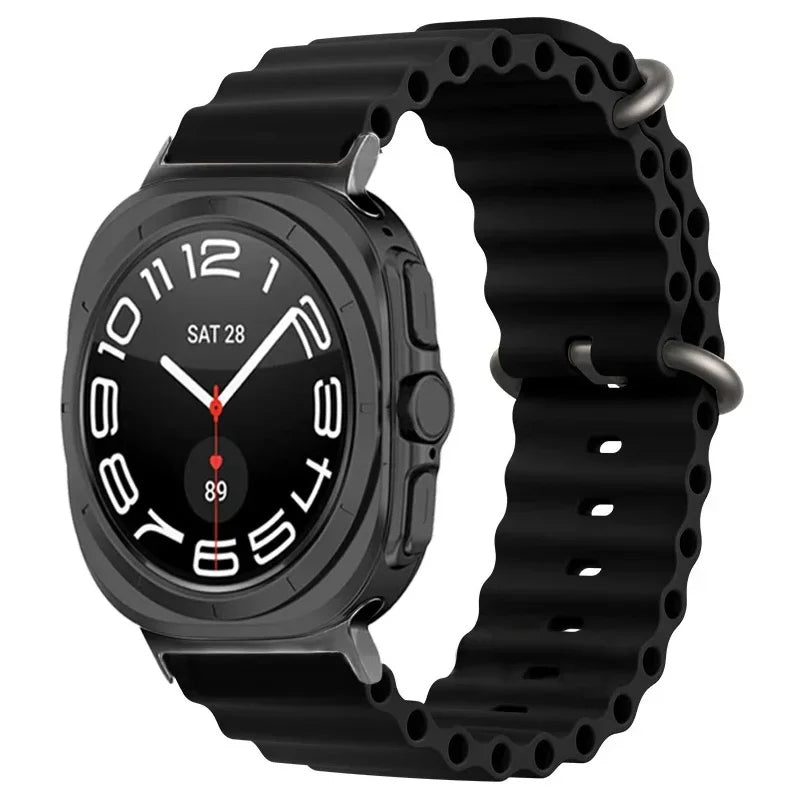 Ocean Silicone Samsung Galaxy 7 Ultra Watch Band 47MM