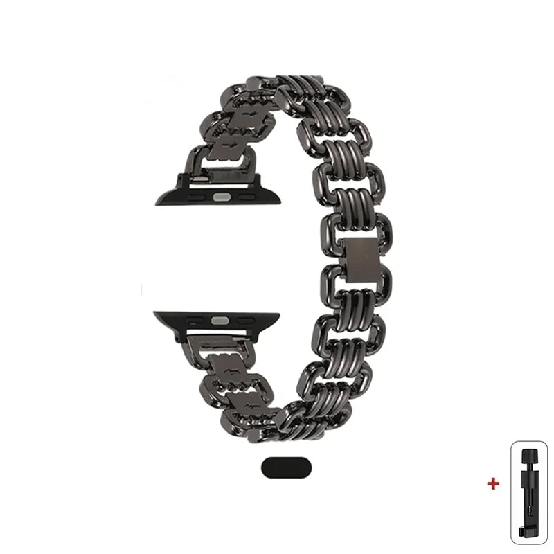 Stainless Steel Apple Watch Strap Series 11/10/9/8/7/6/5/4/ SE / Ultra 1/2/3