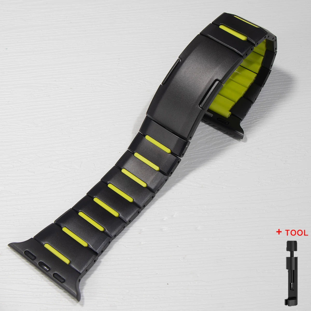 Steel & Silicone Apple Watch Band Series 11/10/9/8/7/6/5/4/ SE / Ultra 1/2/3