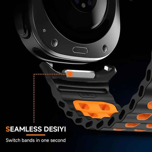 Silicone Samsung Galaxy 7 Ultra Watch Band 47MM