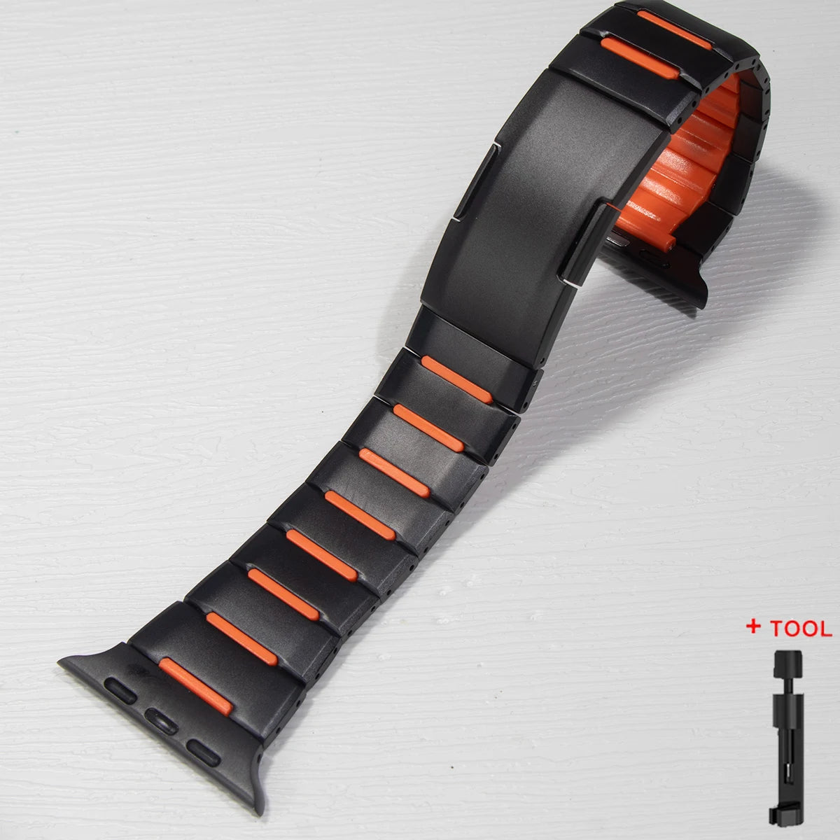 Steel & Silicone Apple Watch Band Series 11/10/9/8/7/6/5/4/ SE / Ultra 1/2/3