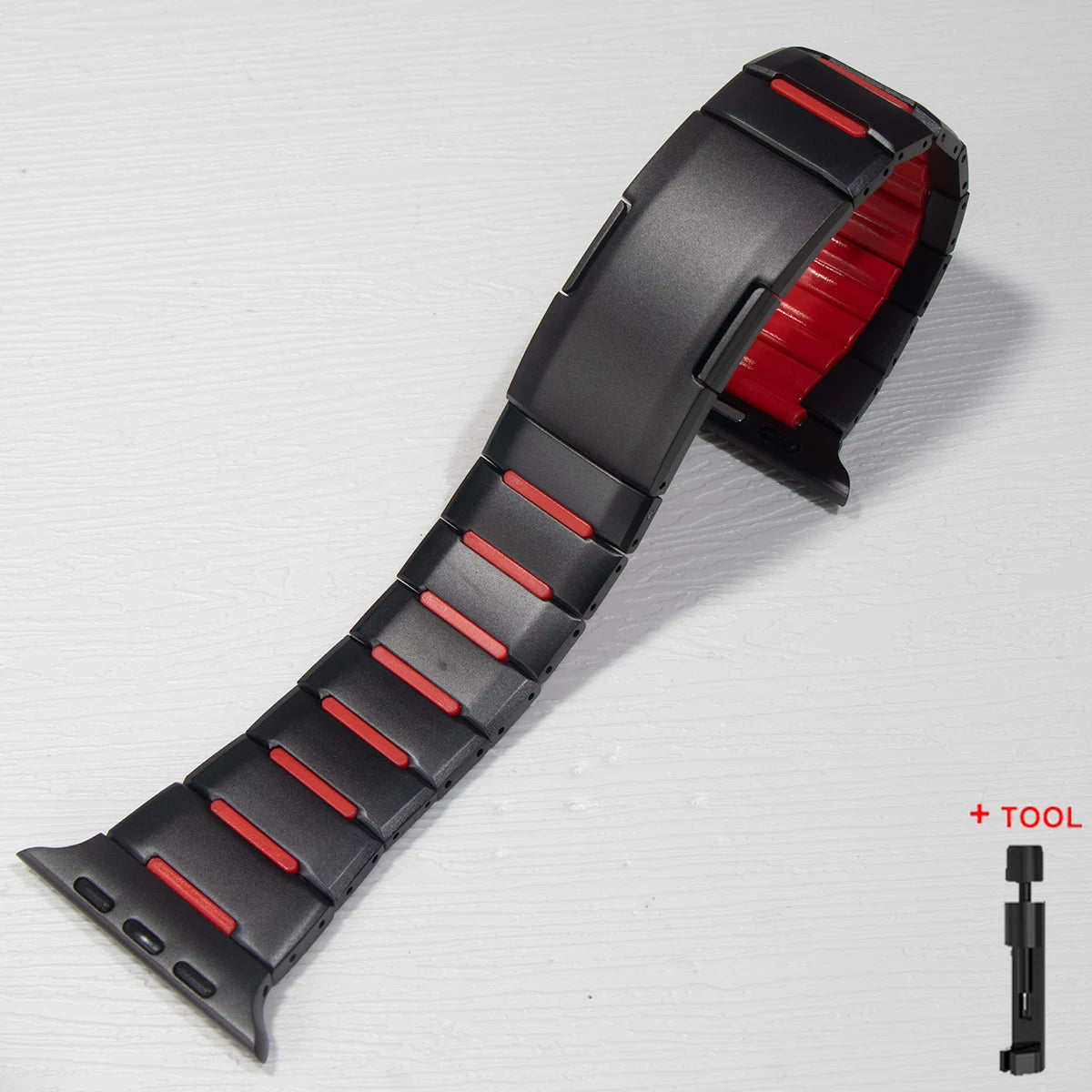 Steel & Silicone Apple Watch Band Series 11/10/9/8/7/6/5/4/ SE / Ultra 1/2/3