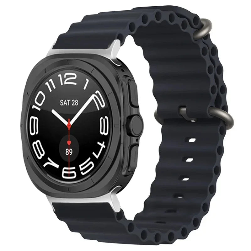 Ocean Silicone Samsung Galaxy 7 Ultra Watch Band 47MM