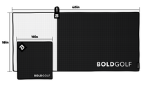 Load image into Gallery viewer, The Classic - Two-Tone Magnetic Golf Towel Set
