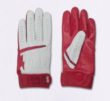 Load image into Gallery viewer, THE BYRD GOLF GLOVE - White/Red
