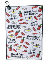 Load image into Gallery viewer, Breakfast Ball Magnetic Golf Towel
