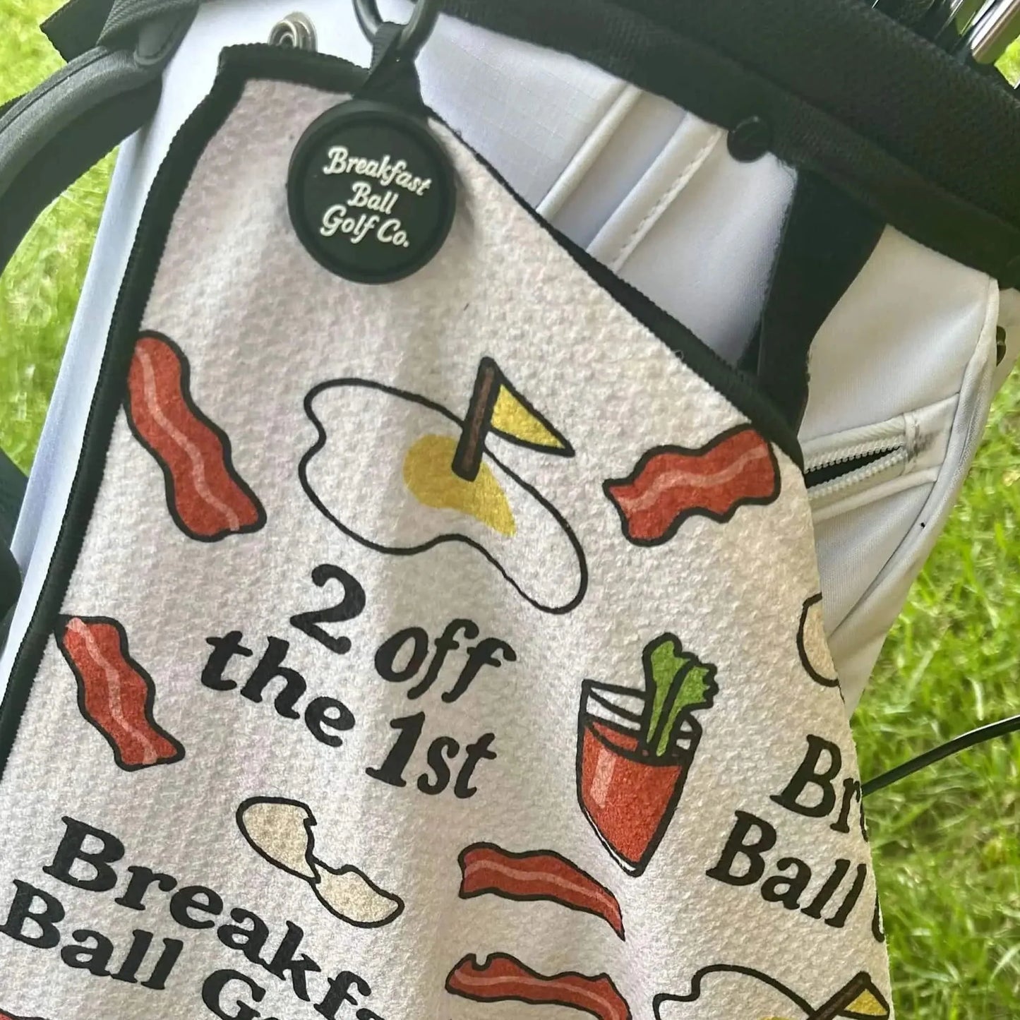 Breakfast Ball Magnetic Golf Towel