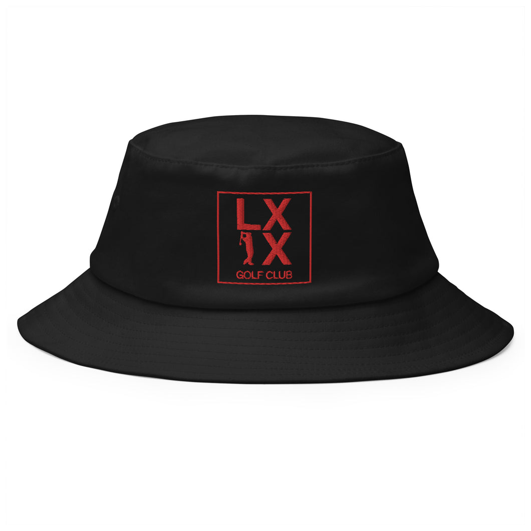 Box Logo Old School Bucket Hat - Red Logo