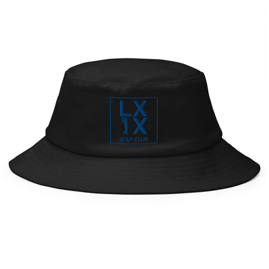 Box Logo Old School Bucket Hat - Royal Blue Logo