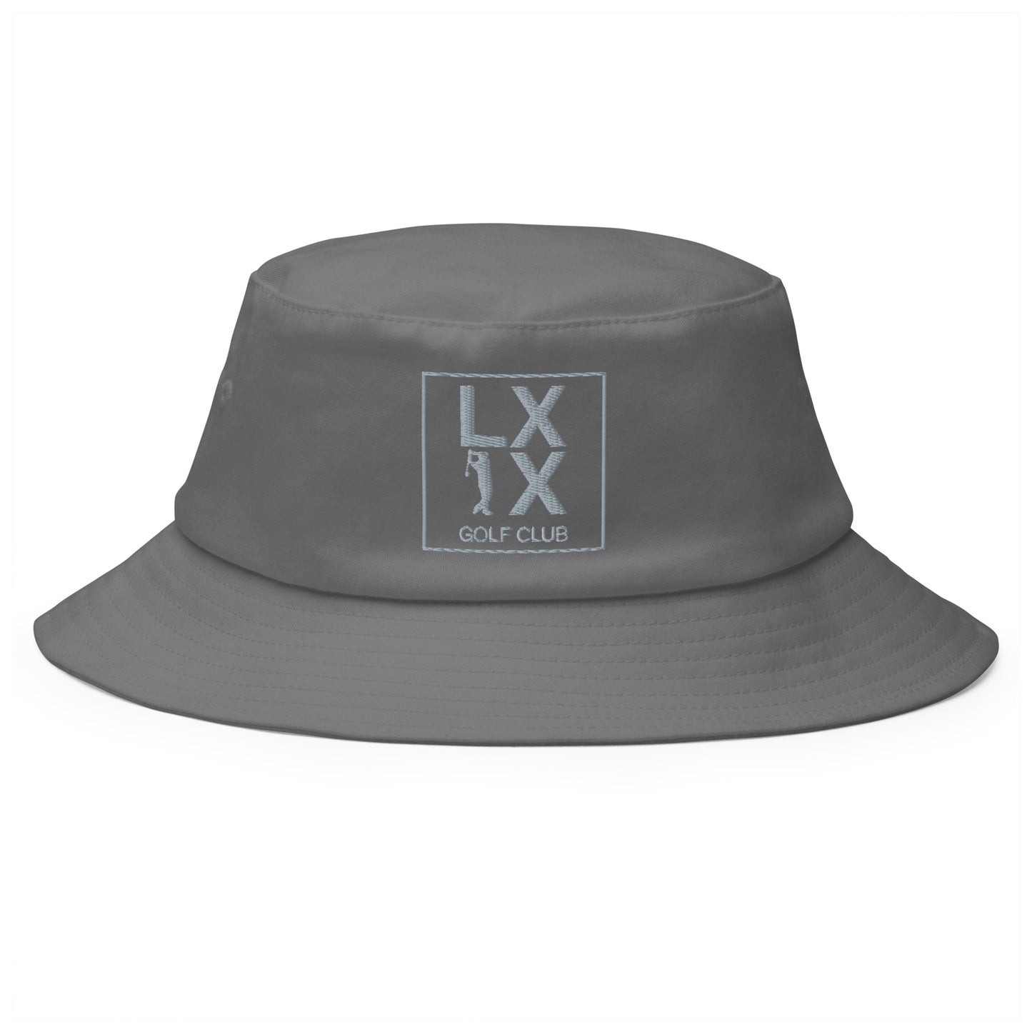 Box Logo Old School Bucket Hat - Grey Logo