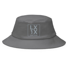 Load image into Gallery viewer, Box Logo Old School Bucket Hat - Grey Logo
