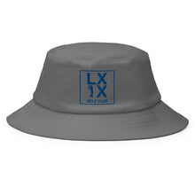 Load image into Gallery viewer, Box Logo Old School Bucket Hat - Royal Blue Logo
