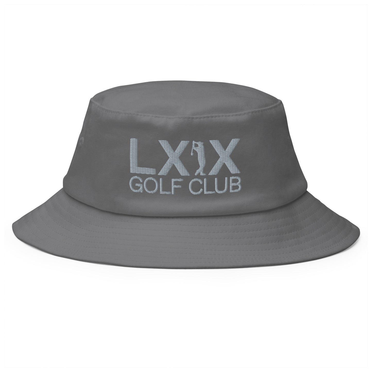 Swinger Logo Old School Bucket Hat - Grey Logo