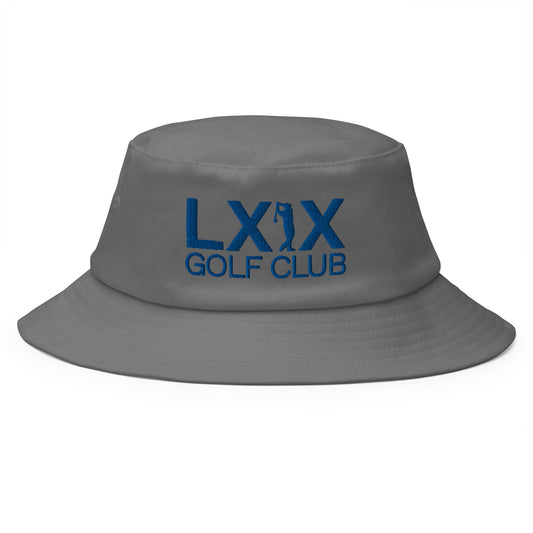 Swinger Logo Old School Bucket Hat - Royal Blue Logo