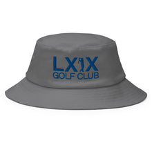 Load image into Gallery viewer, Swinger Logo Old School Bucket Hat - Royal Blue Logo
