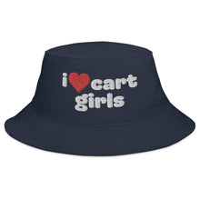 Load image into Gallery viewer, I Love Cart Girls Bucket Hat
