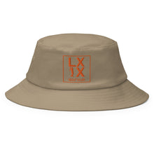 Load image into Gallery viewer, Box Logo Old School Bucket Hat - Orange Logo
