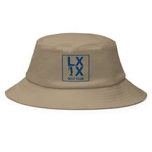 Load image into Gallery viewer, Box Logo Old School Bucket Hat - Royal Blue Logo
