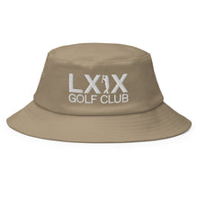 Load image into Gallery viewer, Swinger Logo Old School Bucket Hat - White Logo
