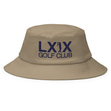 Load image into Gallery viewer, Swinger Logo Old School Bucket Hat - Navy Logo
