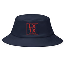 Load image into Gallery viewer, Box Logo Old School Bucket Hat - Red Logo
