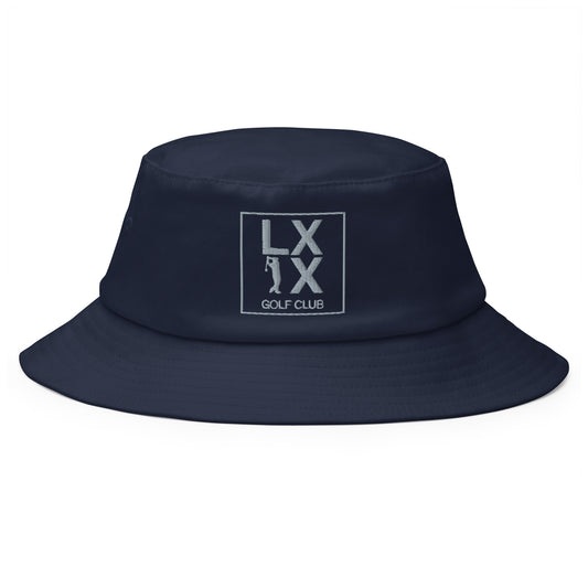 Box Logo Old School Bucket Hat - Grey Logo