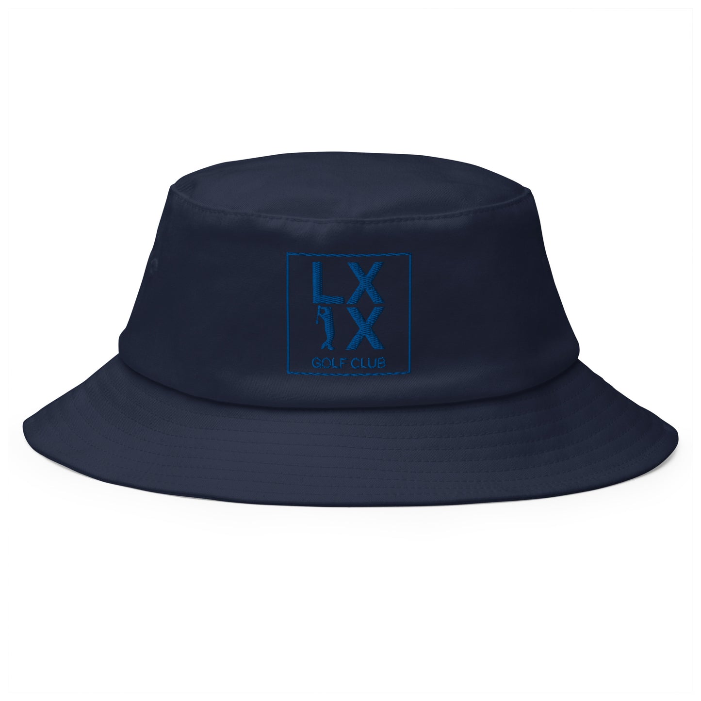 Box Logo Old School Bucket Hat - Royal Blue Logo