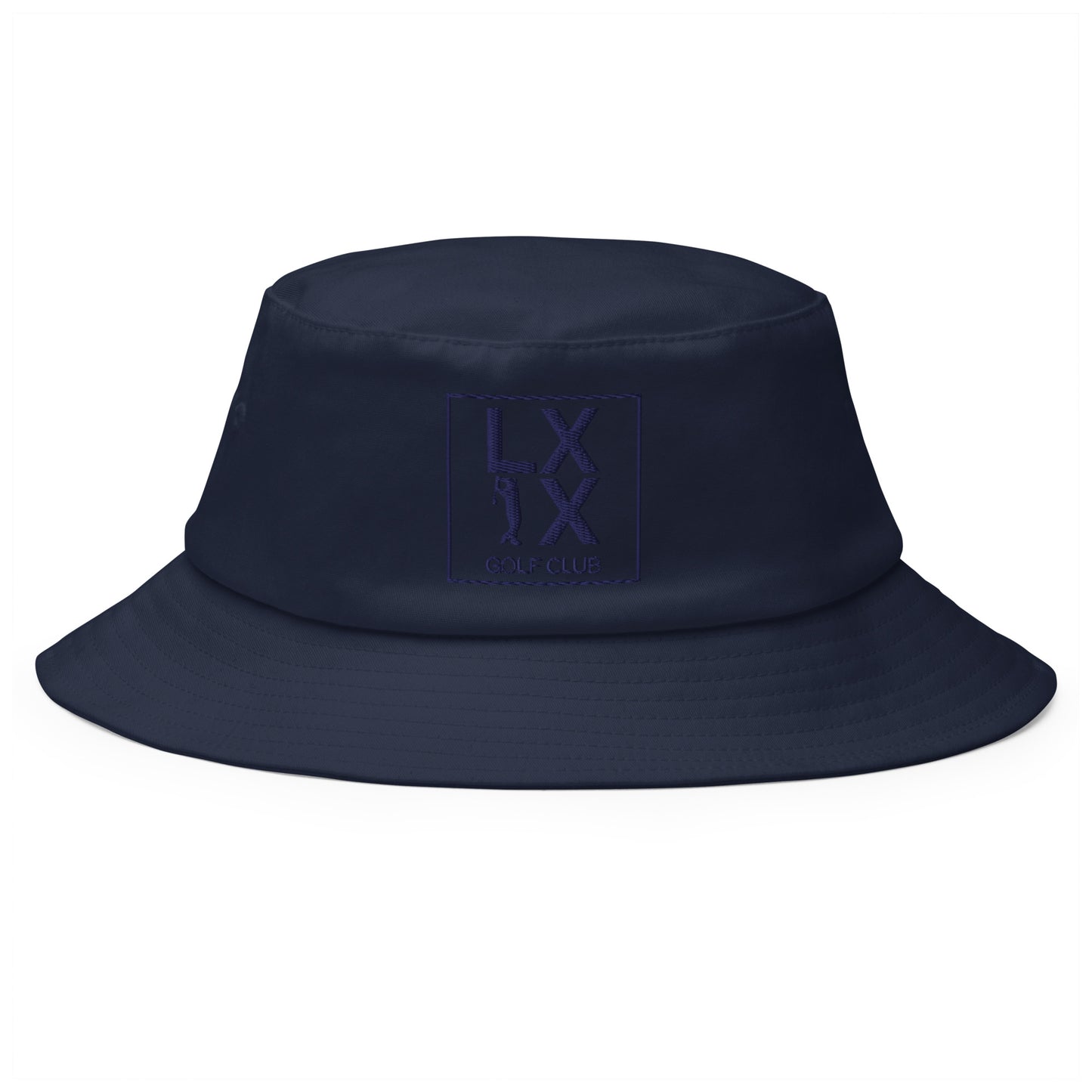 Box Logo Old School Bucket Hat - Navy Logo