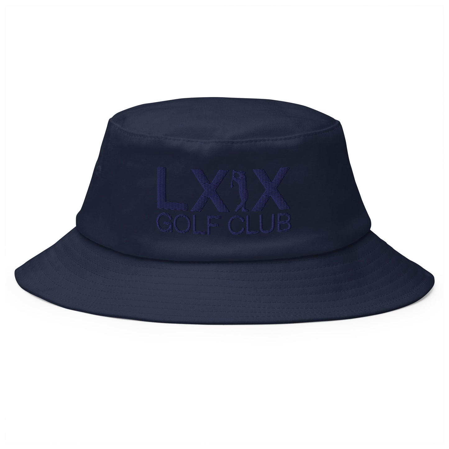 Swinger Logo Old School Bucket Hat - Navy Logo