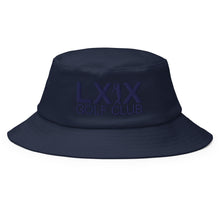 Load image into Gallery viewer, Swinger Logo Old School Bucket Hat - Navy Logo
