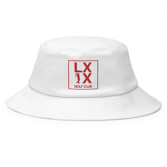 Box Logo Old School Bucket Hat - Red Logo