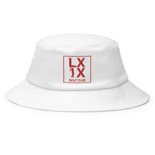 Load image into Gallery viewer, Box Logo Old School Bucket Hat - Red Logo
