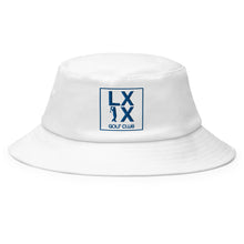 Load image into Gallery viewer, Box Logo Old School Bucket Hat - Royal Blue Logo
