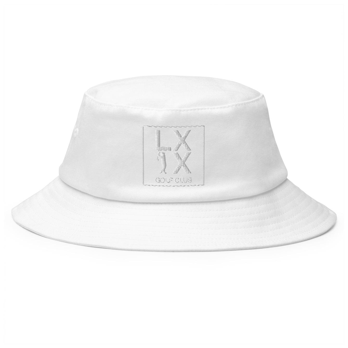 Box Logo Old School Bucket Hat - White Logo