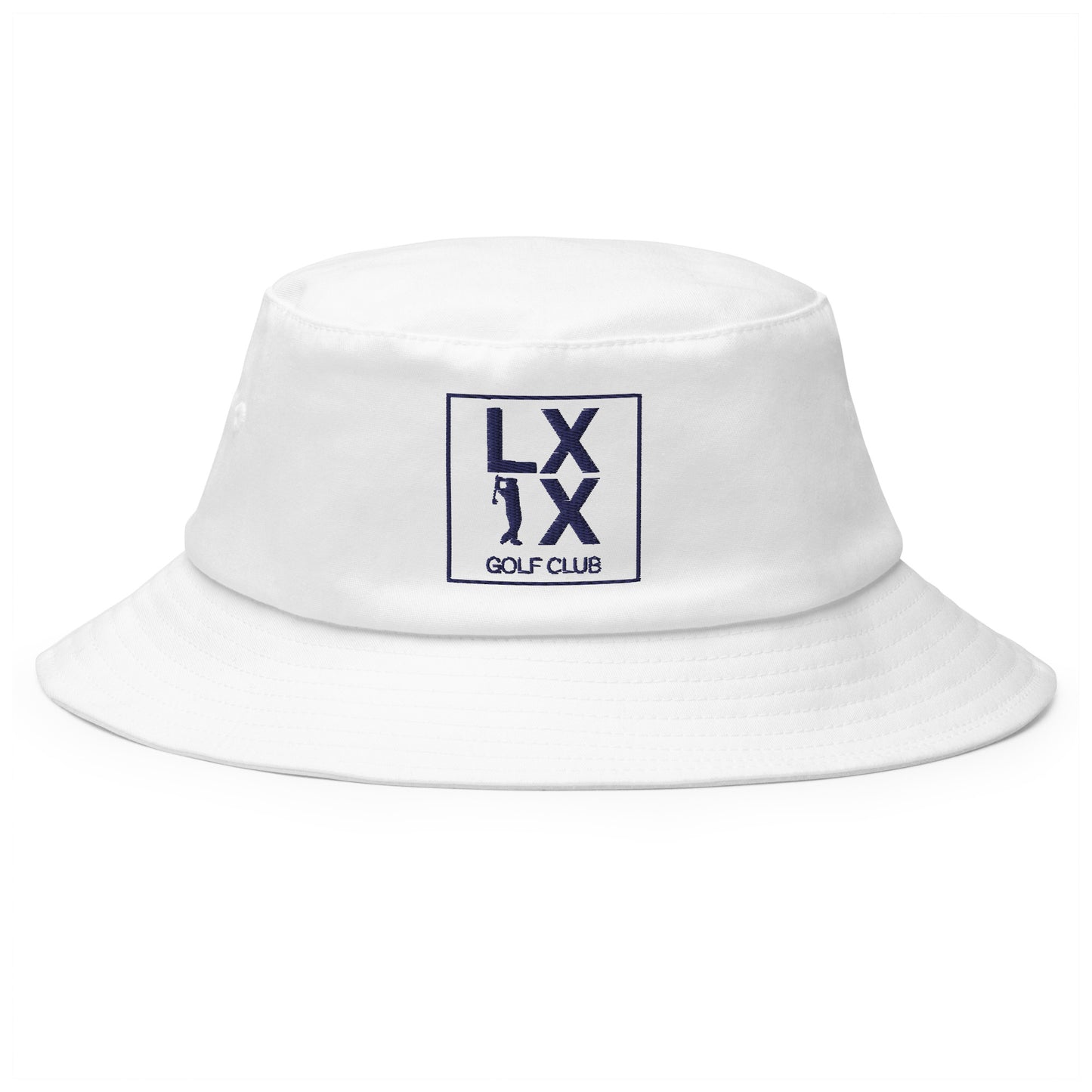 Box Logo Old School Bucket Hat - Navy Logo