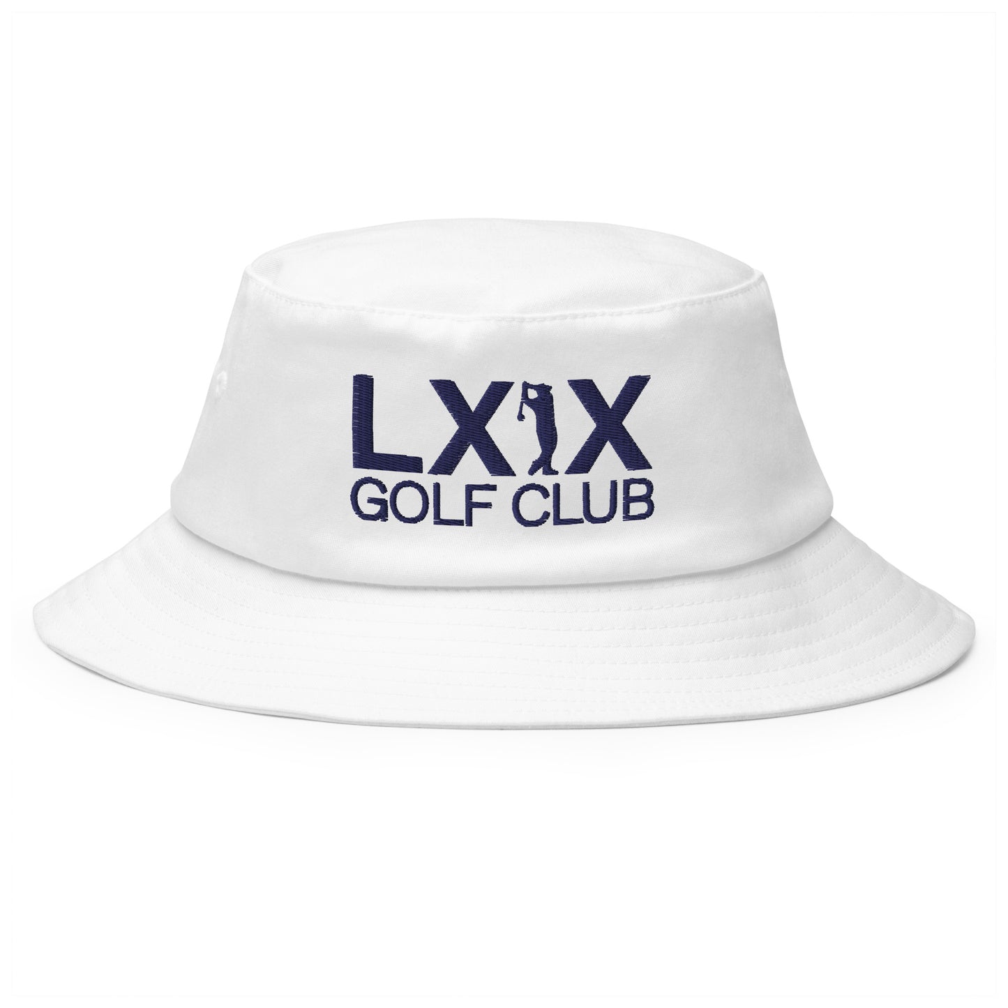 Swinger Logo Old School Bucket Hat - Navy Logo