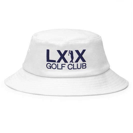 Swinger Logo Old School Bucket Hat - Navy Logo