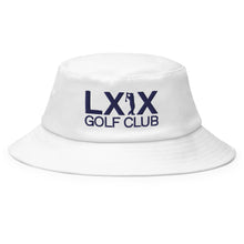 Load image into Gallery viewer, Swinger Logo Old School Bucket Hat - Navy Logo
