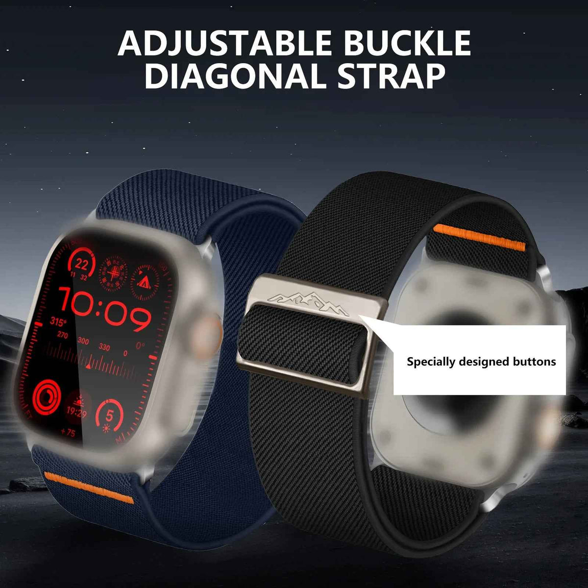 Elastic Apple Watch Armband Series 11/10/9/8/7/6/5/4/ SE / Ultra 1/2/3