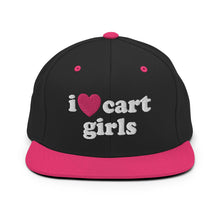 Load image into Gallery viewer, I Love Cart Girls Snapback
