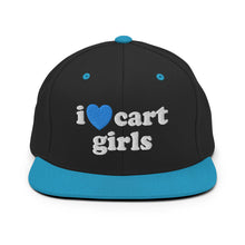 Load image into Gallery viewer, I Love Cart Girls Snapback
