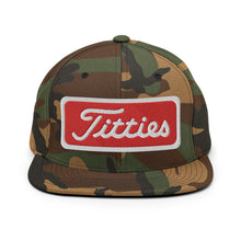 Load image into Gallery viewer, Titties Camo Snapback

