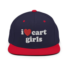 Load image into Gallery viewer, I Love Cart Girls Snapback

