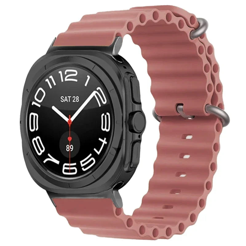 Ocean Silicone Samsung Galaxy 7 Ultra Watch Band 47MM