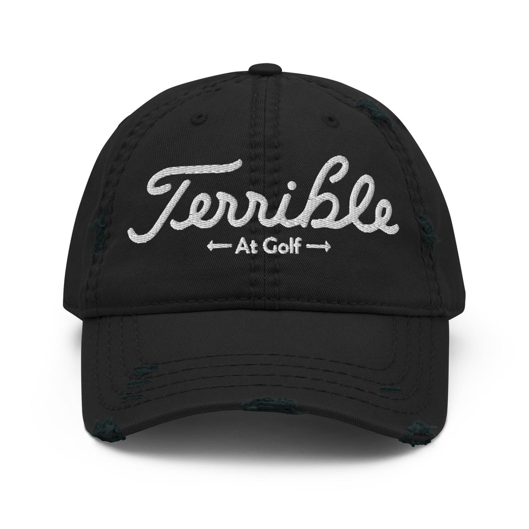 Terrible At Golf Baseball Hat