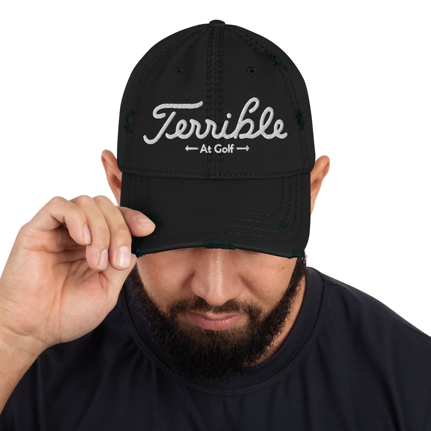 Terrible At Golf Baseball Hat